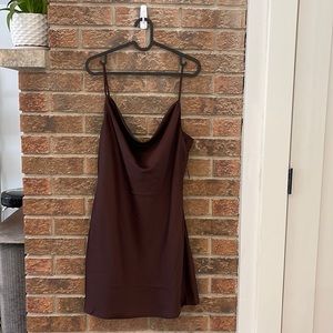 Satin slip dress